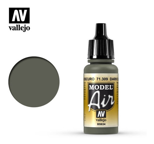 Tinta Dark Slate Grey 71309 Model Air Vallejo Modelismo