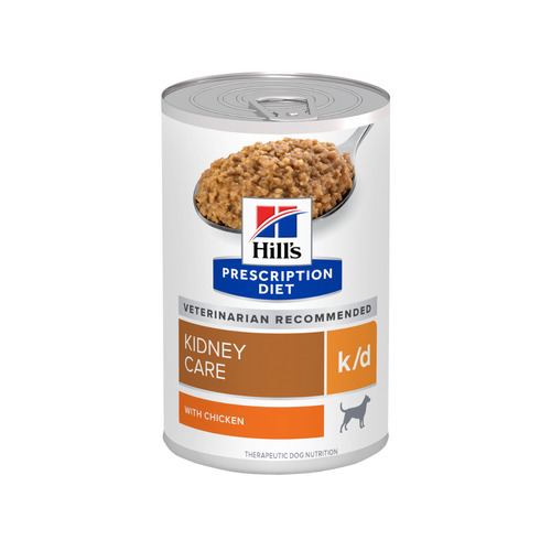 Alimento Hill's Prescription Diet Kidney Care Canine K/d Para Perro Adulto Todos Los Tamaños Sabor Pollo En Lata De 370g