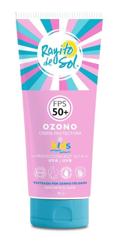 Crema Protectora Ozono Fps 50+ Kids 90g Rayito De Sol