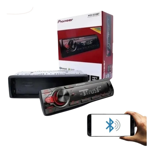 Som automotivo Pioneer MVH S118UI com USB