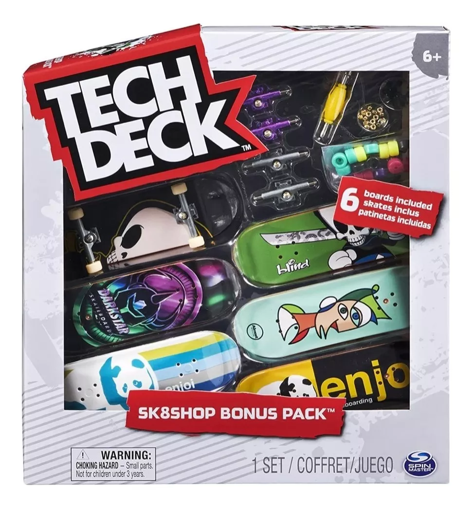 Tercera imagen para búsqueda de tech deck skate