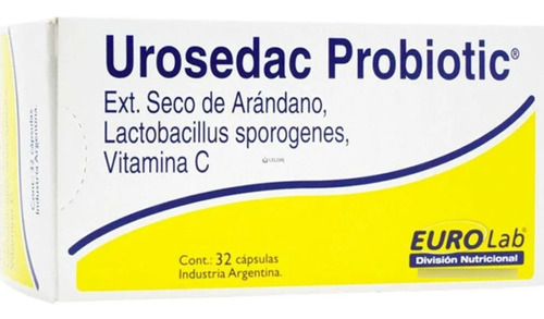 Urosedac Probiotic Estracto De Arandano Capsulas X 32