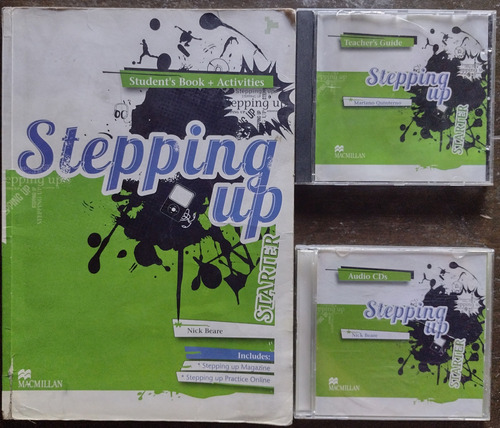 Stepping Up Starter Student  Book + Cds Activities Y Teacher