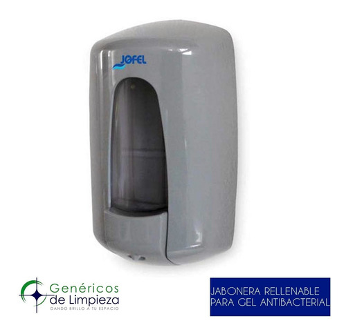 Imagen 1 de 2 de Jabonera Dispensadora De Jabón Liquido Y Gel Antibacterial