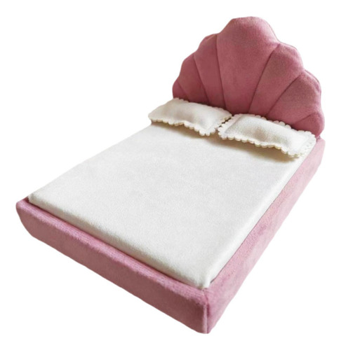 1:12 Cama De Madeira Em Miniatura Móveis Para Quarto Diy
