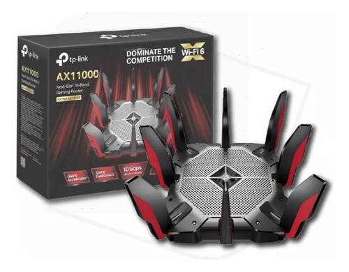 Router Gaming Wireless Tp-link Wifi 6 Tri Band Usb 8 Antenas