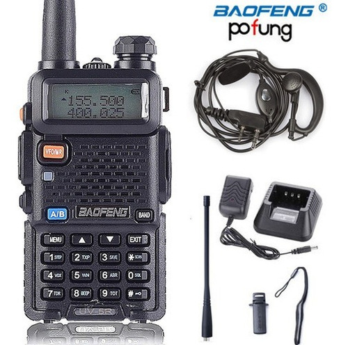 Kit Rádio Ht Digital Polícia Dual Band 128 Canais