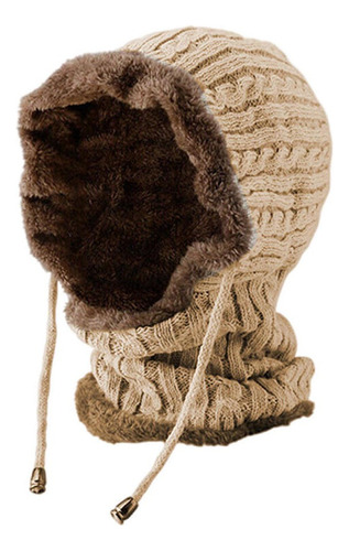 Bufanda De Gorro De Invierno 2 En 1 For Clima Frío Unisex