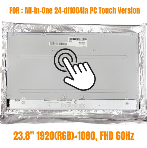 Pantalla Táctil Lcd Para Hp Aio 24-df1004la All In One