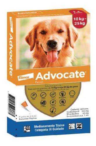 Advocate Anti Pulgas Perros 10-25 Kg Y A