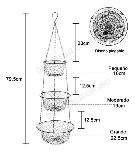 Cesta Plegable Mediana – Espacio Anana