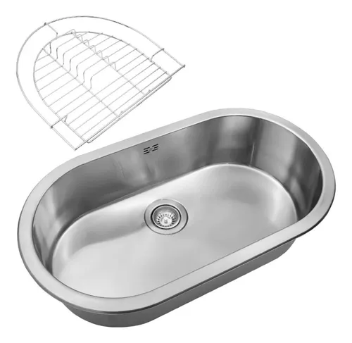 comprar Bacha De Cocina Simple Johnson Curve Si77a Y Escurreplatos P