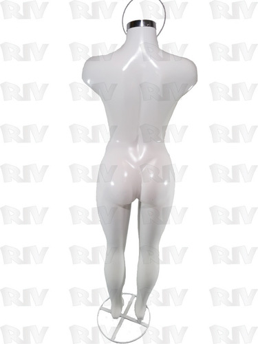 Imagen 5 de 6 de Libro Maniquí Cuerpo Completo Dama Color Blanco Fibra Vidrio
