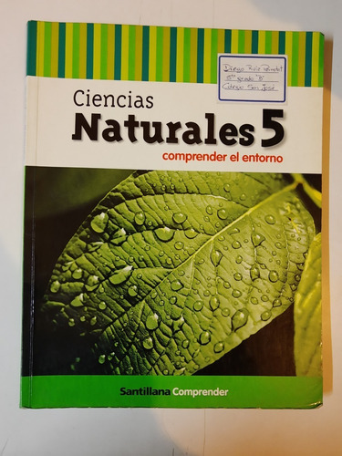 Ciencias Naturales 5 - Santillana - L377 