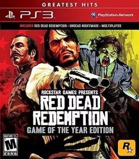 Juego Para Ps4 Red Dead Redemption Jogo Do Ano
