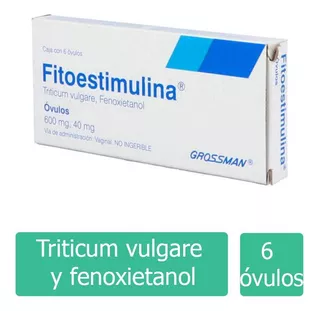Fitoestimulina 600 Mg/40 Mg Caja Con 6 Óvulos