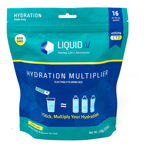 Liquid Iv, Bolsa De Hidratacin De Limn, 9.03 Onzas (paquete