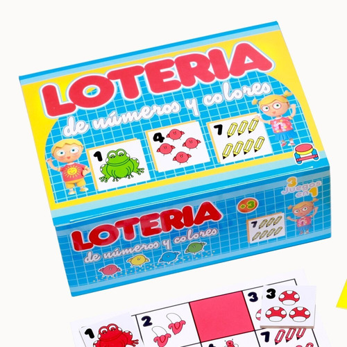 Loteria De Numeros Y Colores Banquito Argentino 