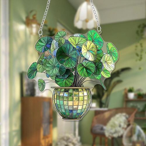 Plantas En Macetas Señal Colgante 2d Decoración De Bonsai