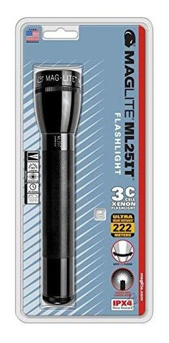 Linterna Maglite Ml25it C 3 Celdas, Negra