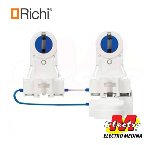 Juego Zocalo Tubo Led 18 / 36 W Cableado G13 Richi Electro Medina