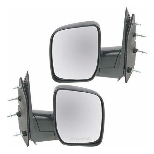 Espejo - Side Mirrors Manual Left & Right Pair Set For F