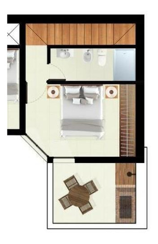 Imagen 4 de 11 de Duplex De 1 Dorm. Con Terraza Balcón Exclusiva Con Parrilero Y Solarium