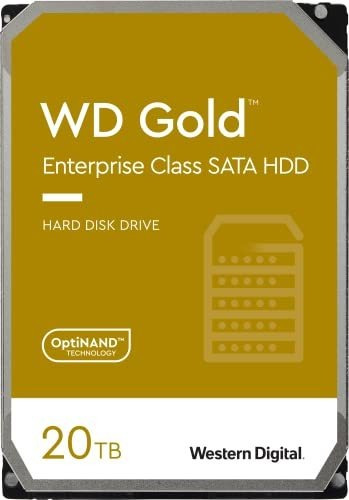 Disco Hdd Western Digital 20tb Wd Gold 7200 Rpm, Sata 6 Gb/s