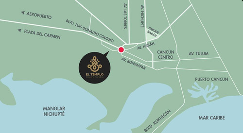 Imagen 8 de 14 de Departamento En Venta En Cancún - El Templo