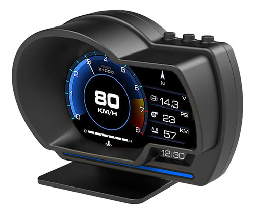 Hud Head Up Display Obd2 Gps Velocímetro Turbo Alarma