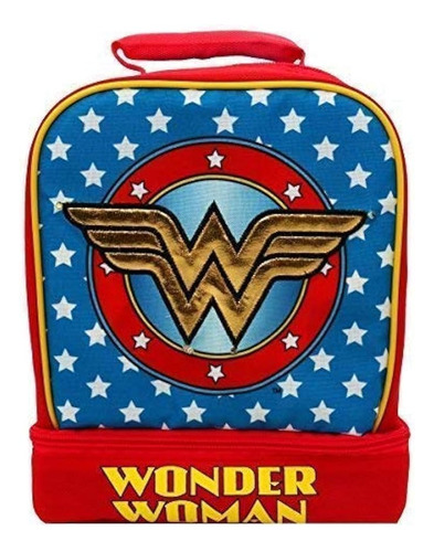 Wonder Woman Bolsa Almuerzo Doble Camara Iluminada Sin Con L