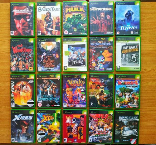 Xbox Clasico Juegos Todos Gamers Old School 1 Vrd Mercado Libre