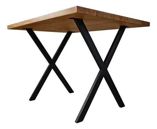 Mesa Comedor Rectangular En Roble Macizo 110cm * 85cm