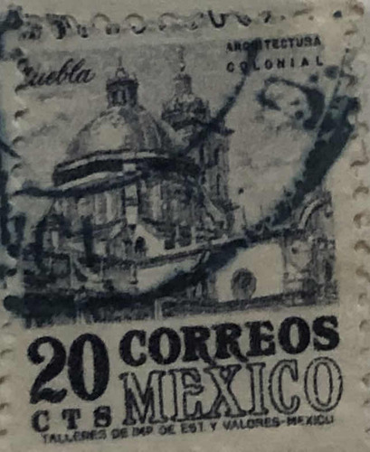 Estampillas De Mexico 20 Centavos