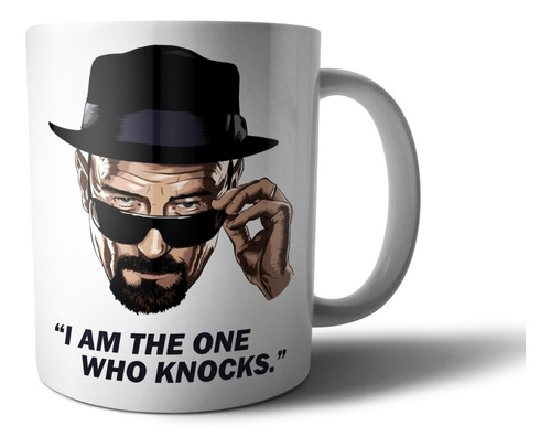 Taza De Cerámica - Breaking Bad - I Am The One Who Knocks -