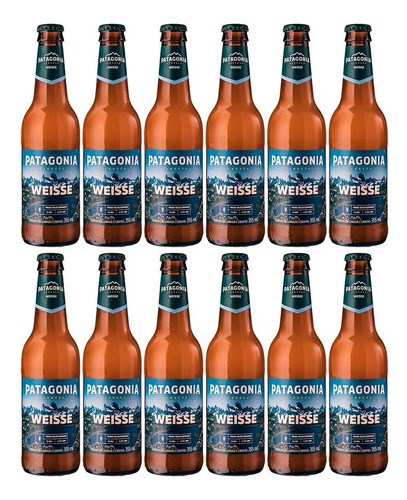 Cerveja Patagonia Weisse 355ml Com 12 Unidades