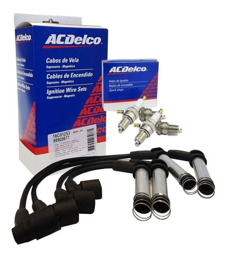 Kit Cables + Bujias Gm Acdelco Corsa Classic 1.6 2005
