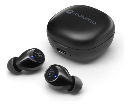Audífono Moto Buds 105 Tw Bluetooth 26h Ipx5 Negro Motorola