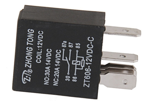 Relé Universal De Corriente Continua De 12 V Para Coche, 5 U