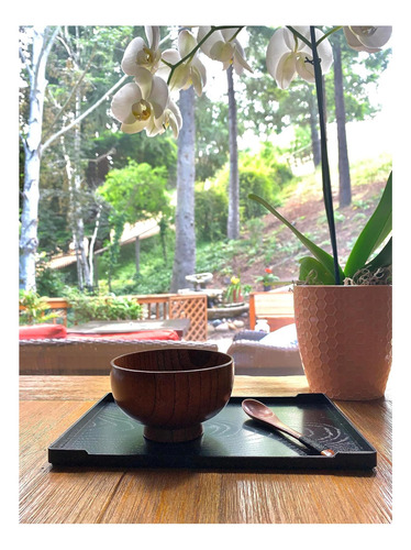 Japanbargain 2940, Conjunto De 2 Bandejas Para Servir De Té