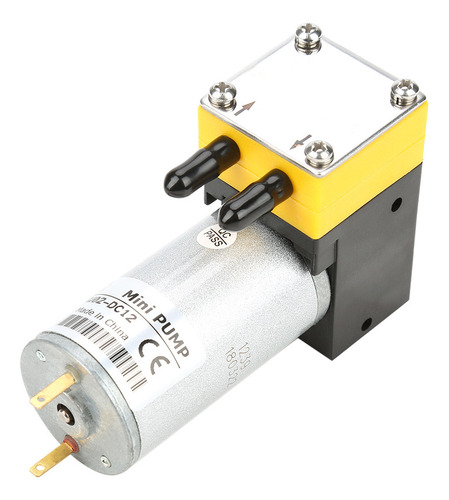 12v 0.4-1l/min Motor Eléctrico Dc Micro Diafragma Vacío
