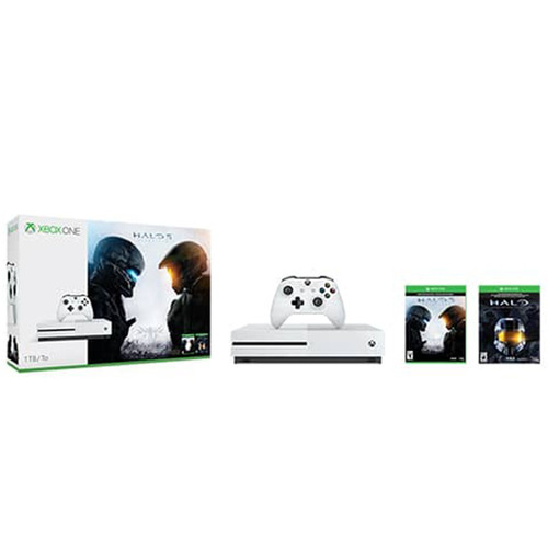 Consola Xbox One S 500gb + Halo 1 2 3 4 Y 5 Nuevo Domicilio