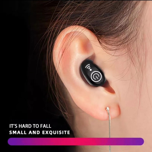 Imagen 3 de 8 de Mini Audífono Bluetooth / 1 Unidad / Milenoil