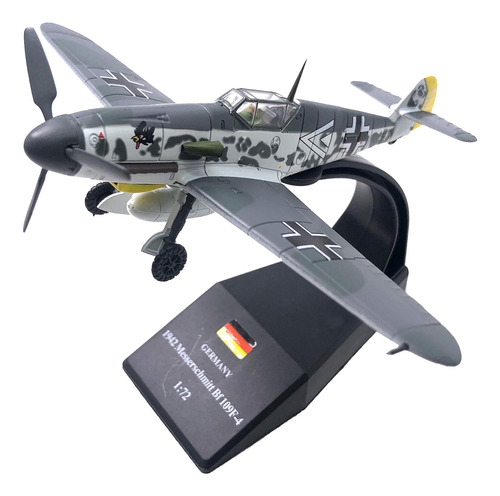 1/72 Escala Alemania Bf109f-4 Segunda Mundial Avión Militar