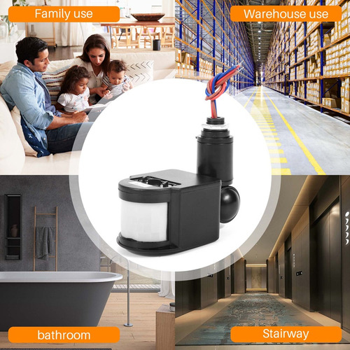Interruptor Automático De Sensor De Movimiento Pir Infrarroj