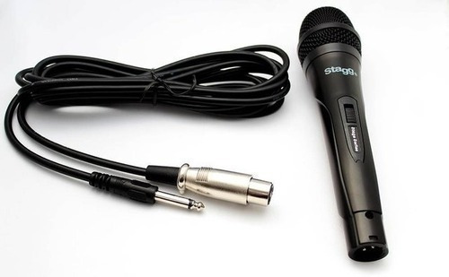 Microfono Para Canto Voces Dinamico Stagg Sdmp30 Con Cable