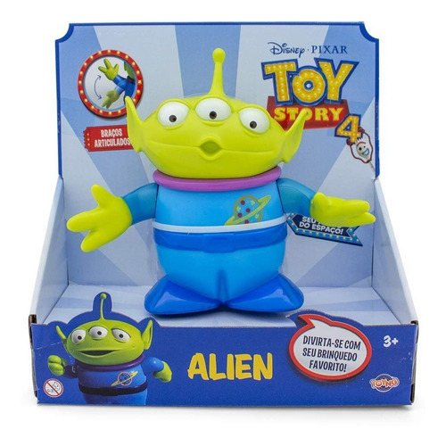 Boneco Alien Toy Story 4 Toyng Novo