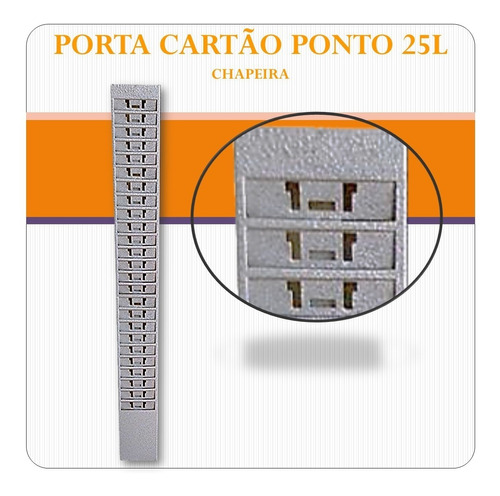 Porta Cartão Ponto 25 Lugares - Chapeira 25 Lugares.