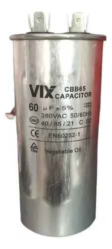 Capacitor Permanente 60uf 380v