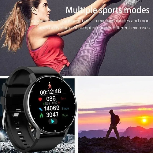 Imagen 4 de 6 de Smartwatch Reloj Inteligente Zl02 Deportivo Casual Mujer